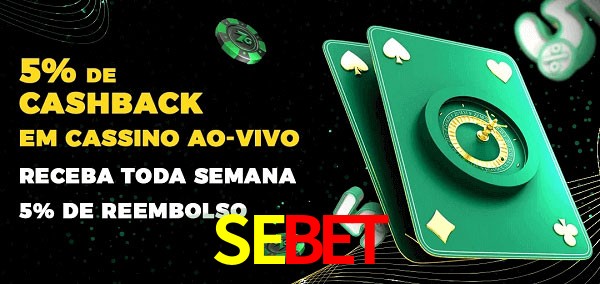 Promoções do cassino ao Vivo SEBET
